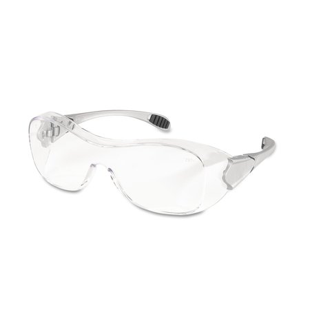Mcr Safety Safety Glasses, Gray 99.9% UV Rays;Anti-Fog; Scratch-Resistant OG110AF